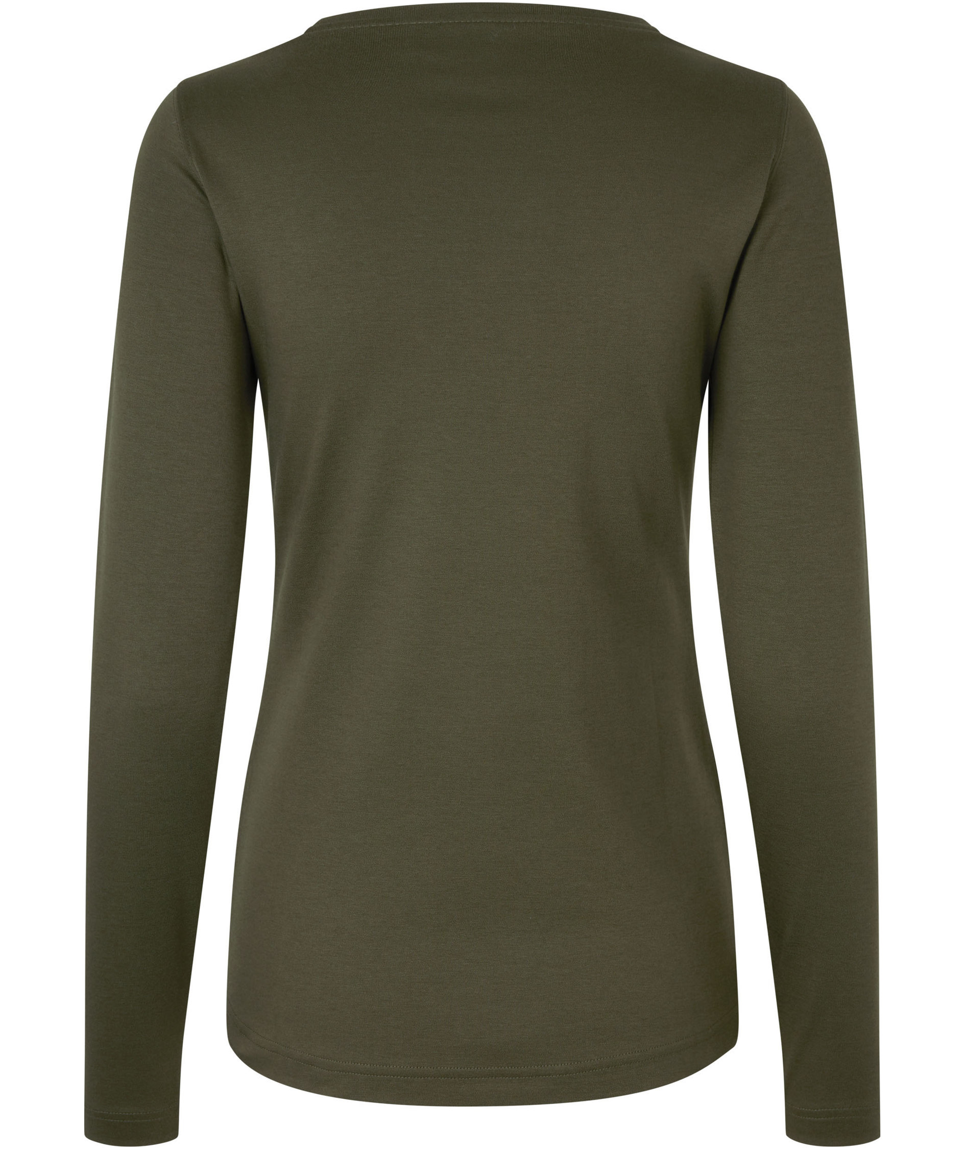 ID Interlock  Lang&auml;rmliges Damen T-shirt, Olive