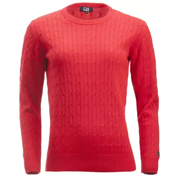 Cutter & Buck women's knitted pullover, Red