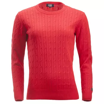 Cutter & Buck women's knitted pullover, Red