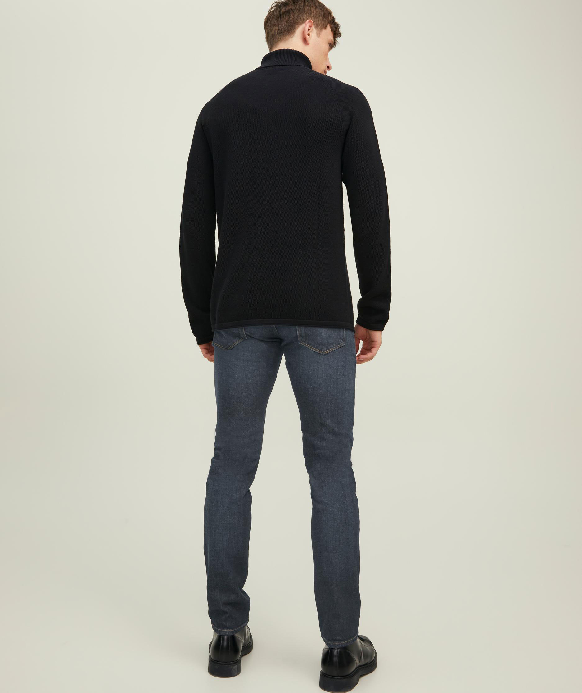 Jack & Jones JJEHILL knitted turtleneck sweater, Black, large image number 2