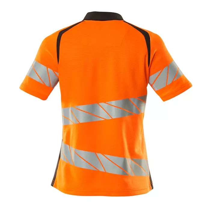 Mascot Accelerate Safe polo T-shirt dam, Varsel Orange/Mørk antracit, large image number 1