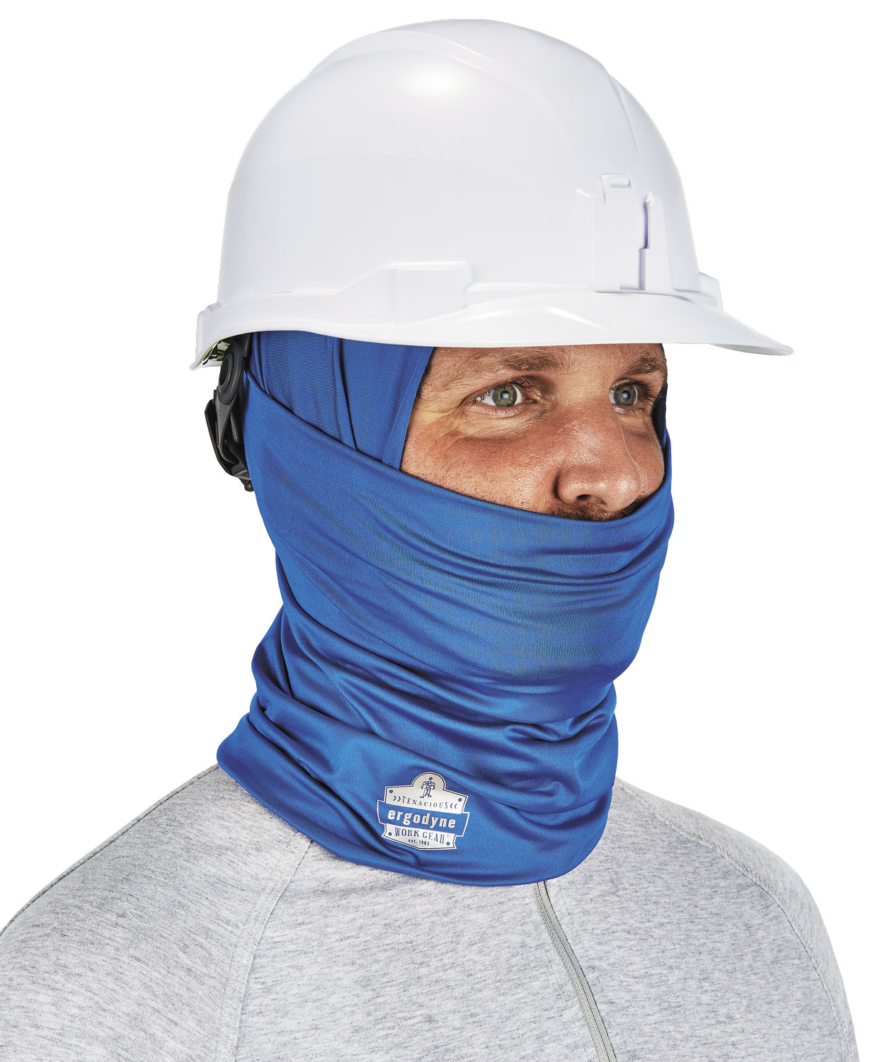 Ergodyne Chill-Its 6487 cooling neck warmer, Blue, Blue, large image number 2