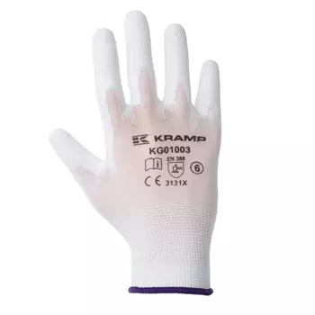 Kramp 3-pack mounting gloves, White