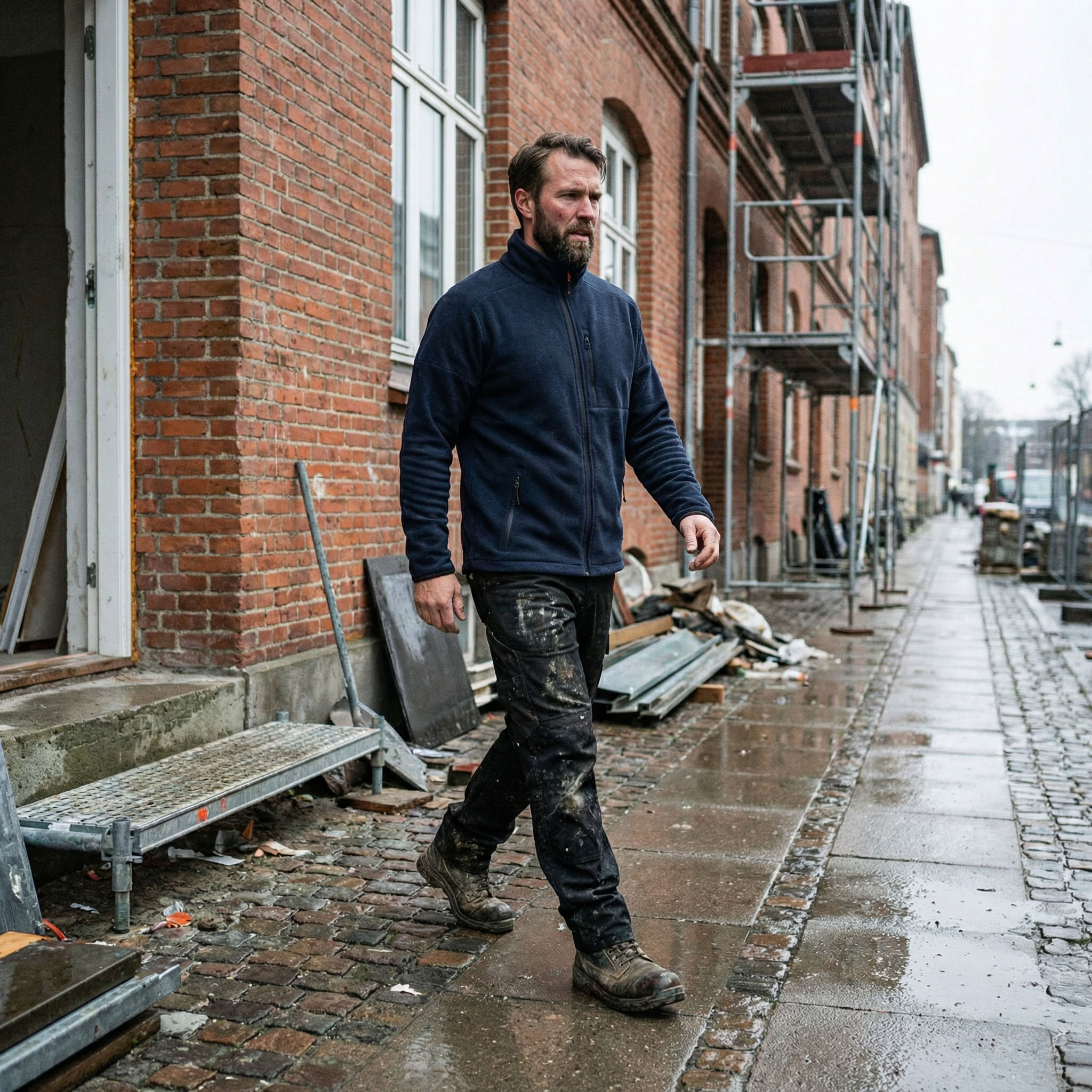 Kansas Evolve fleecejacka, M&ouml;rk Marinbl&aring;