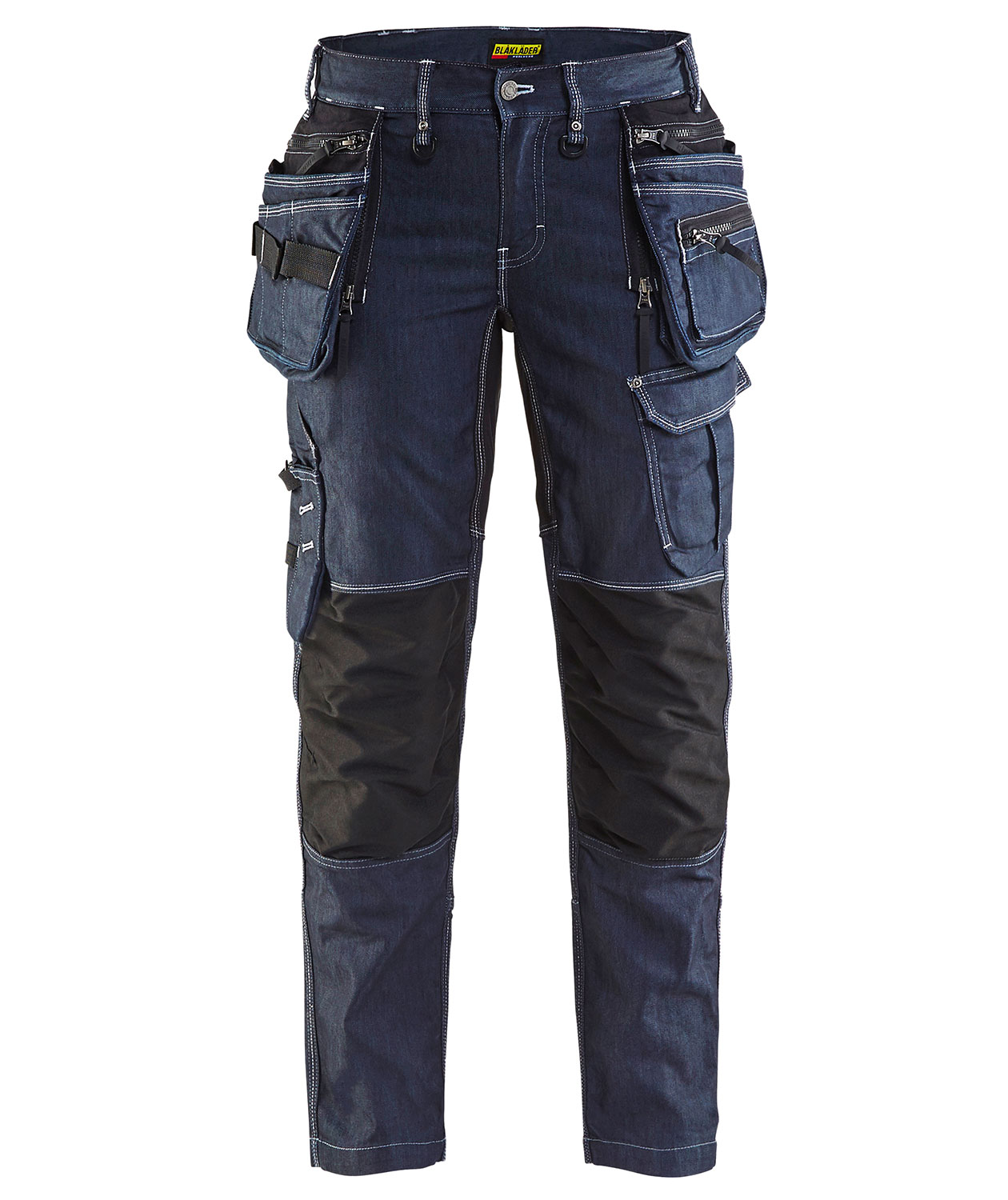 Bl&aring;kl&auml;der hantverksbyxa dam