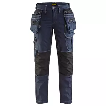 Blåkläder women's craftsman trousers, Marine Blue/Black
