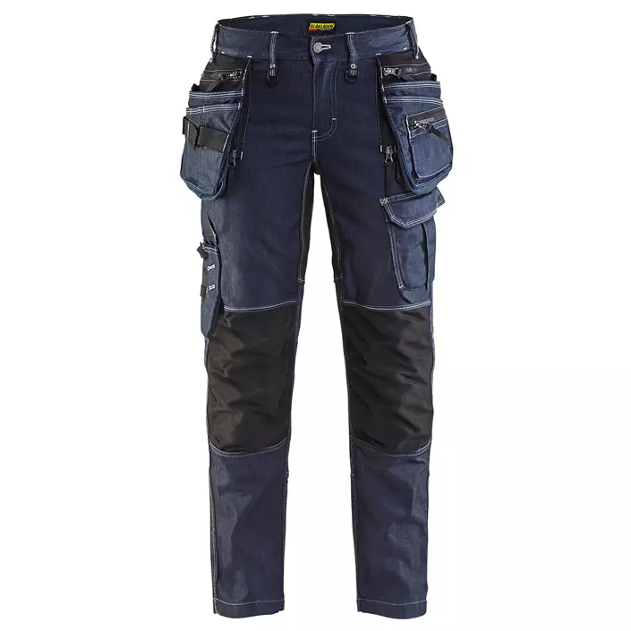 Blåkläder women's craftsman trousers, Marine Blue/Black, large image number 0