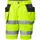 Helly Hansen UC-ME craftsman shorts, Hi-vis yellow/Ebony, Hi-vis yellow/Ebony, swatch