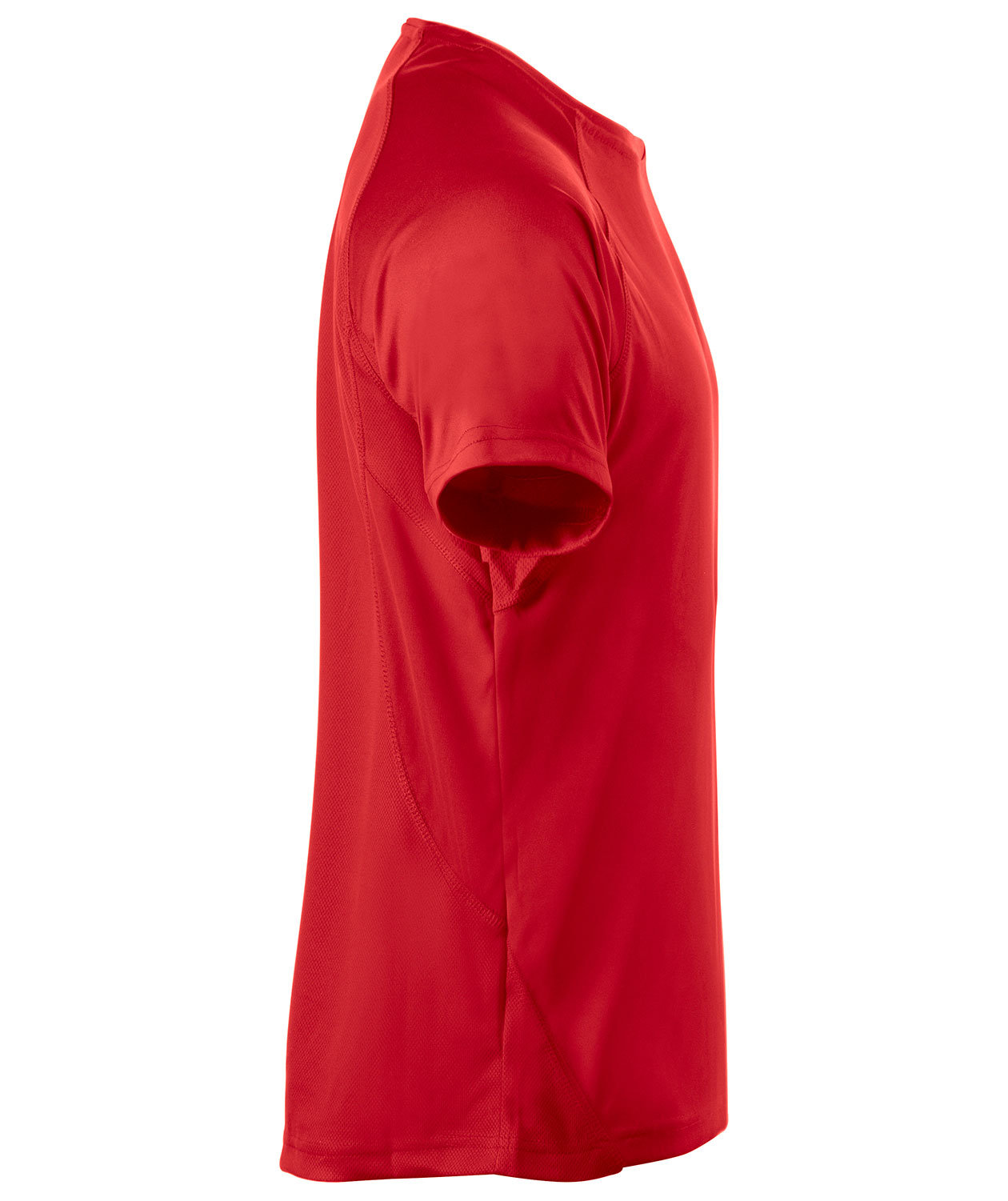 Clique Active T-shirt, R&oslash;d, large image number 3