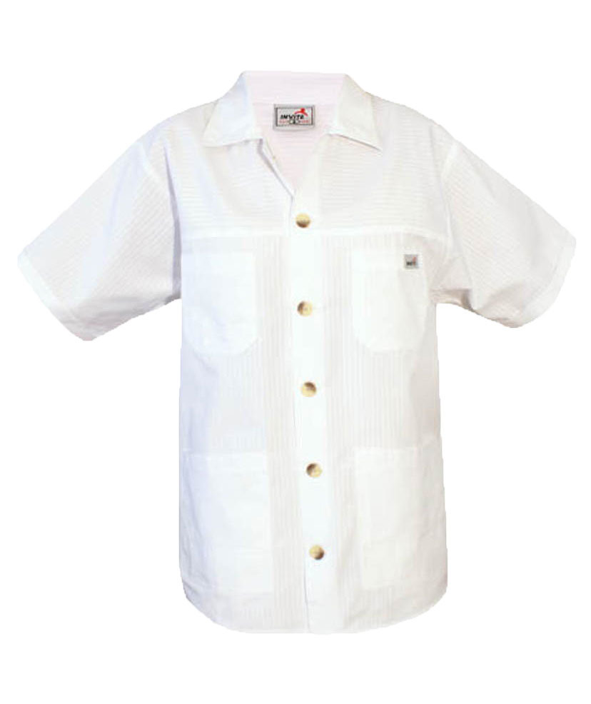 Invite tunika  med krage, Vit