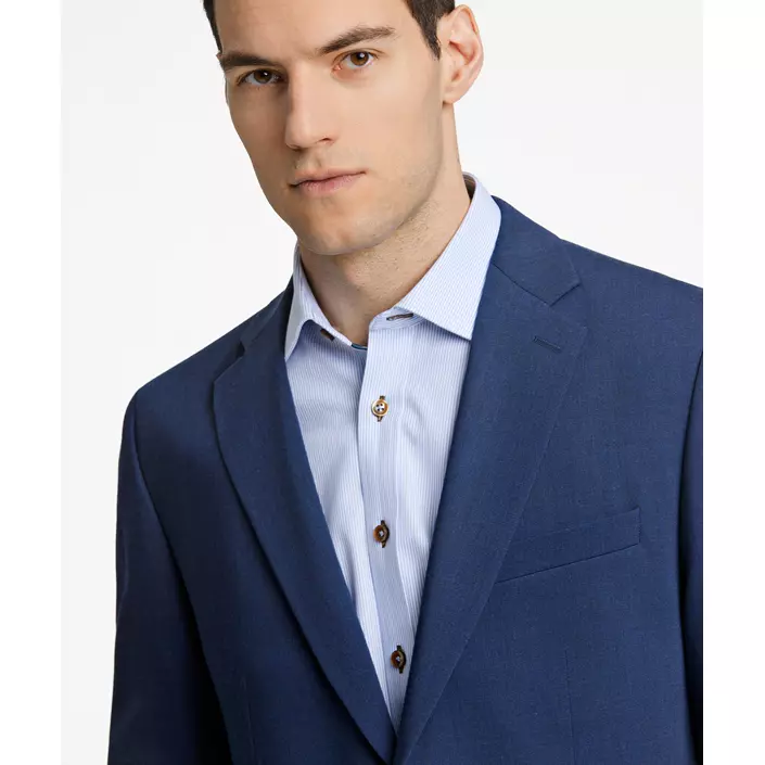 Lindbergh Modern fit kavaj med ull, Mid Navy Mel, large image number 3