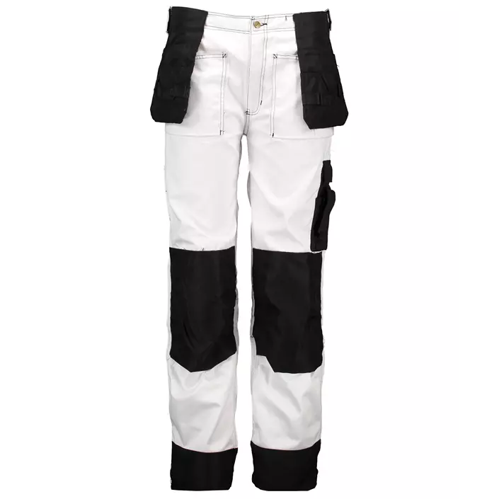 NWC Fosen craftsman trousers, White/Black, large image number 0