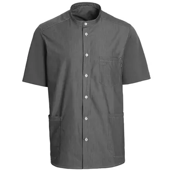 Kentaur short-sleeved pique shirt, Grey Melange
