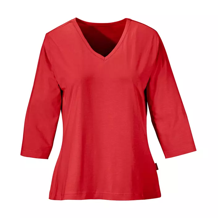 Hejco Wilma T-skjorte dame med 3/4 ermer, Rød, large image number 0