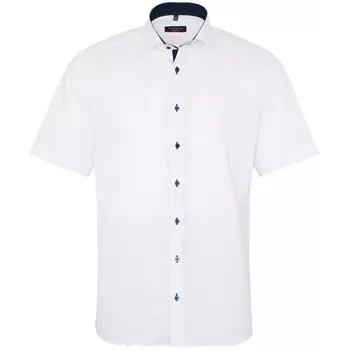Eterna Fein Oxford Modern fit short-sleeved shirt, White