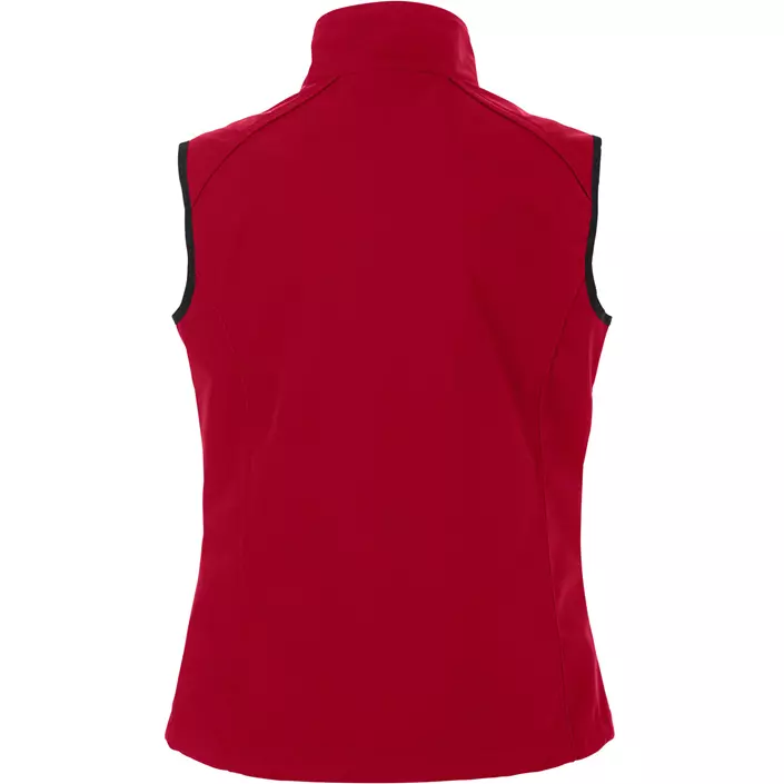 Fristads Acode women's softshell vest, Red, large image number 1