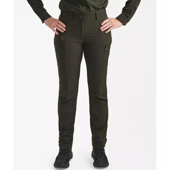 Deerhunter Canopy women's trousers, Forest green, large image number 3