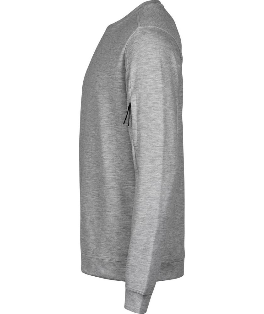 Tee Jays Athletic Crew Neck Sweatshirt, Heather Grey, large image number 4