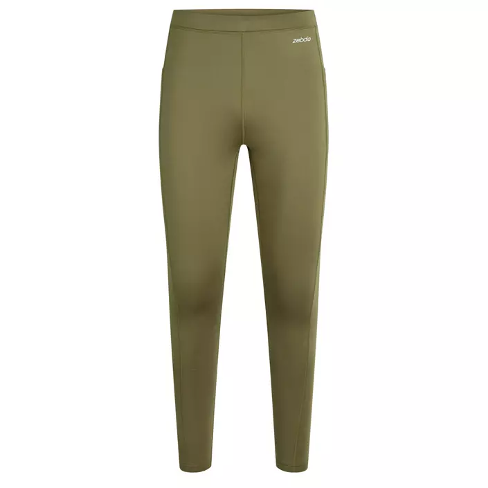 Zebdia running tights, Army Green, large image number 0