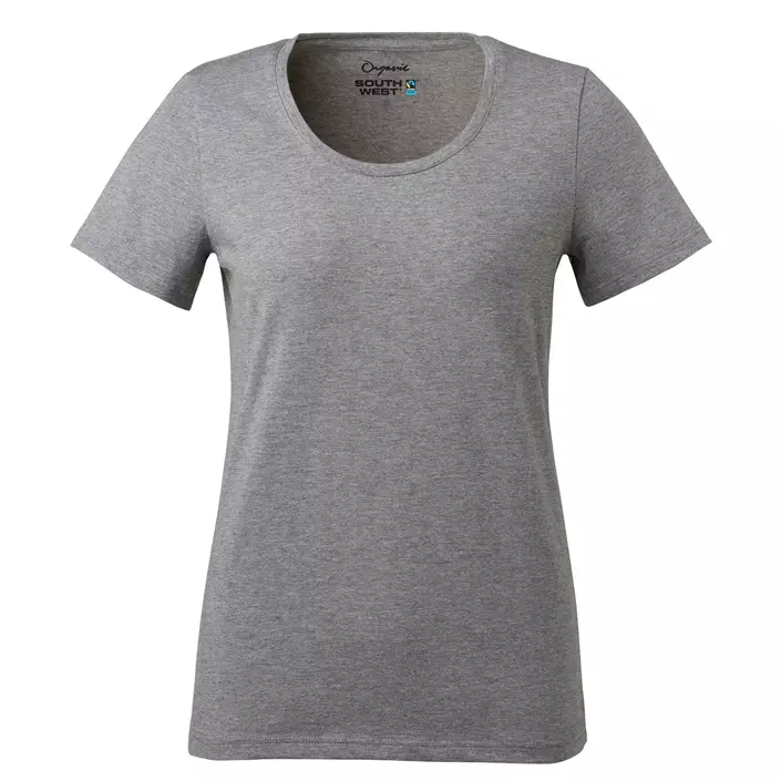 South West Nora økologisk dame T-shirt, Mørk Gråmeleret, large image number 0