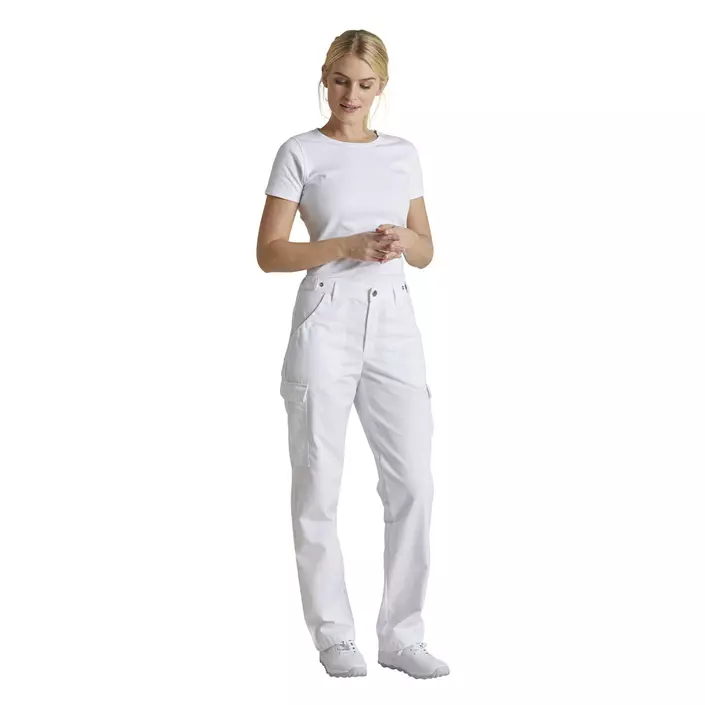 Kentaur -Hose mit Oberschenkeltasche, HACCP-geprüft, Weiß, large image number 1