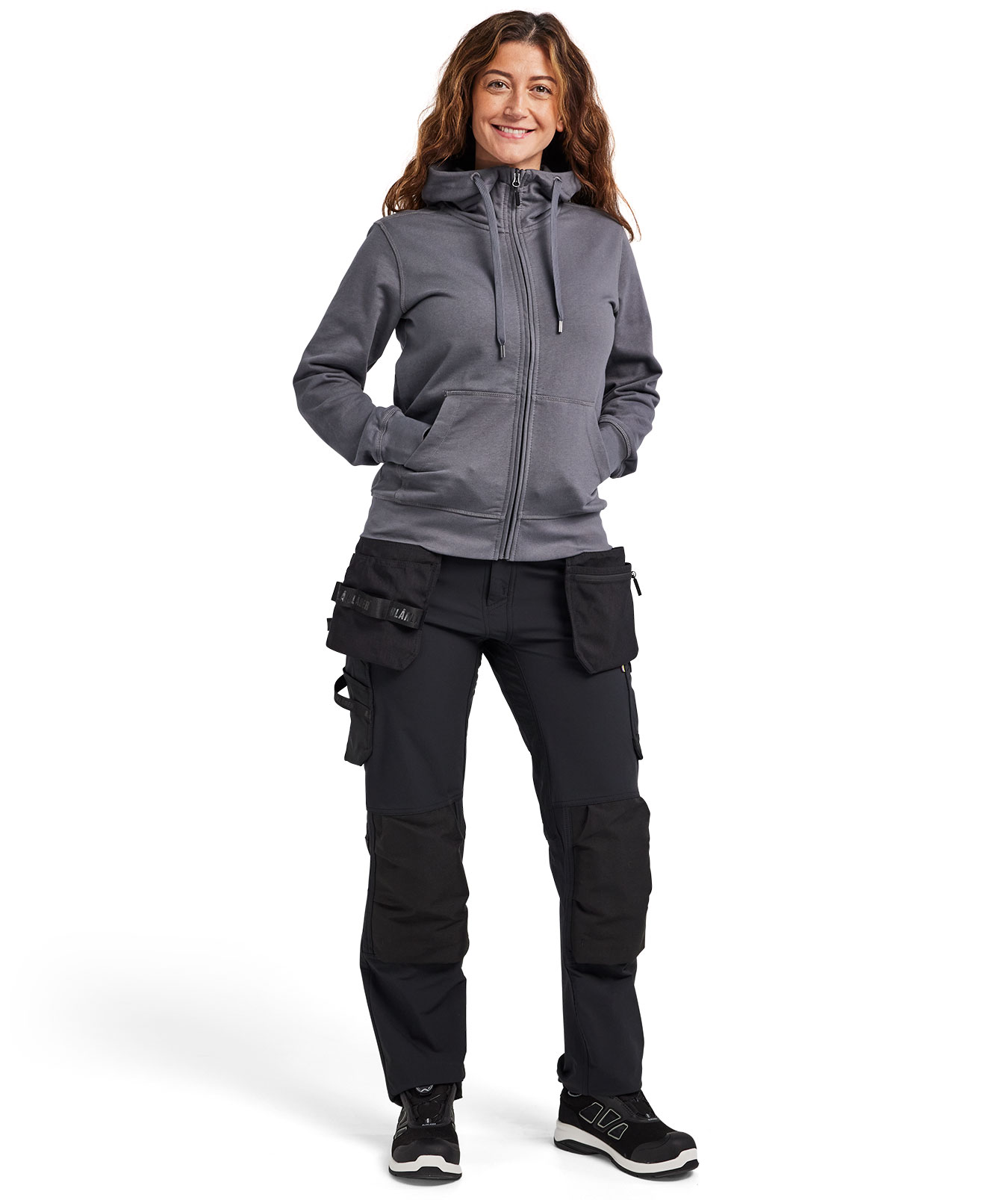 Bl&aring;kl&auml;der women's  hoodie, Middlegrey