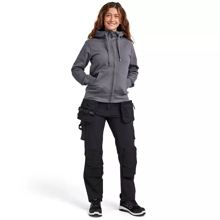 Blåkläder hoodie dam, Mellangrå, large image number 1