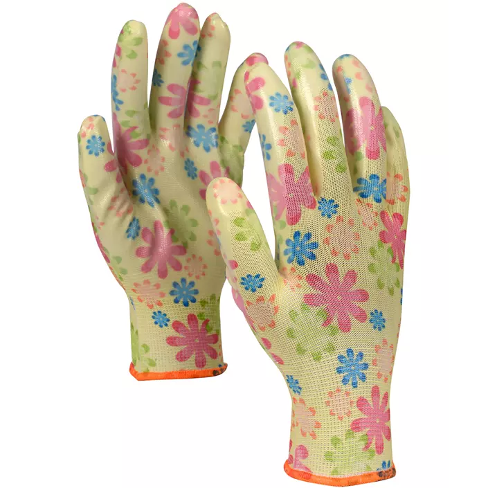 OX-ON Garden Basic 5004 work gloves, Pink/green, large image number 0