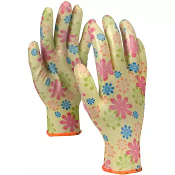 OX-ON Garden Basic 5004 work gloves, Pink/green