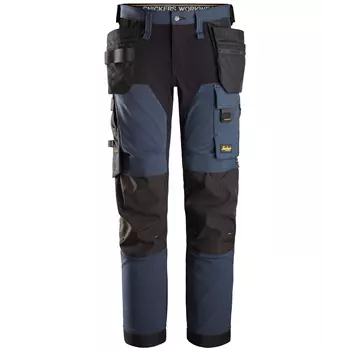 Snickers AllroundWork craftsman trousers 6275 full stretch, Navy/black