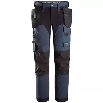 Snickers AllroundWork craftsman trousers 6275 full stretch, Navy/black