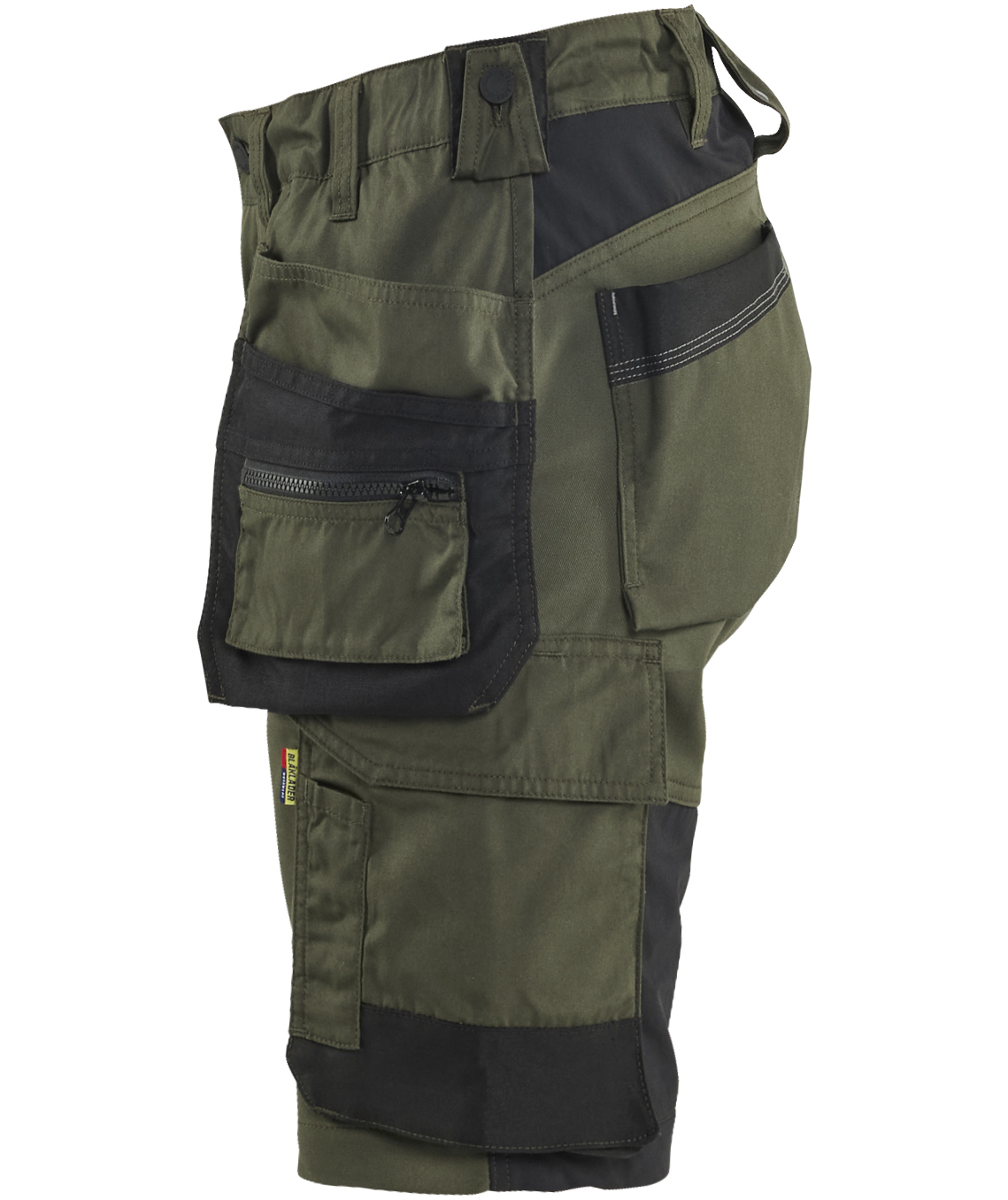 Bl&aring;kl&auml;der women's craftsman shorts, Forest green/black, large image number 3