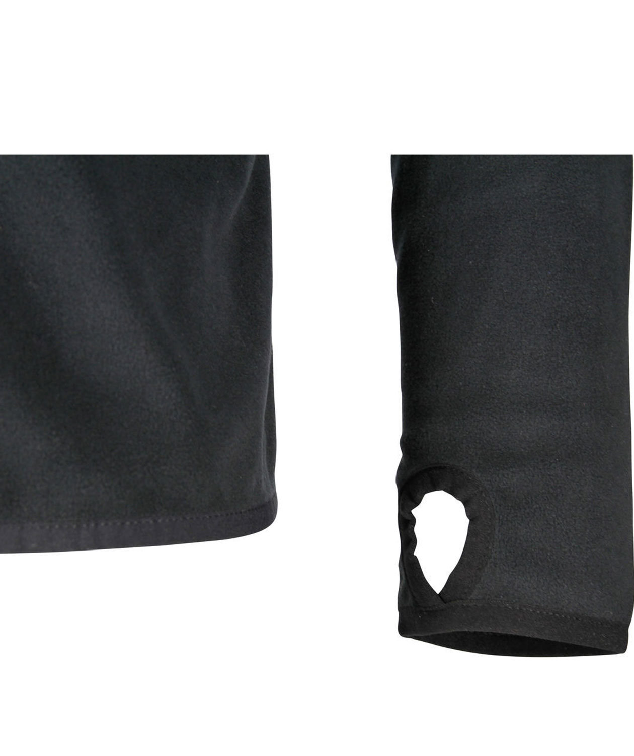 Kramp Original microfleece arbetstr&ouml;ja, Svart, large image number 4