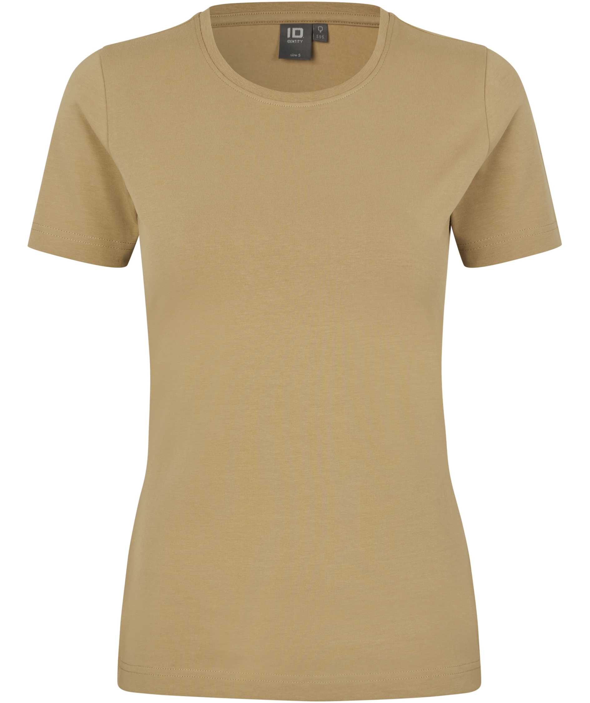 ID dame T-Shirt stretch, Sand, large image number 0