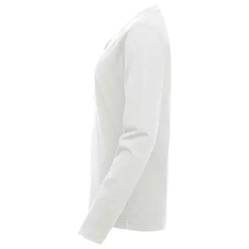 Clique Orlando long-sleeved women's Grandad T-shirt, Stone white