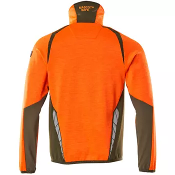 Mascot Accelerate Safe fleece sweater, Hi-Vis Orange/Moss