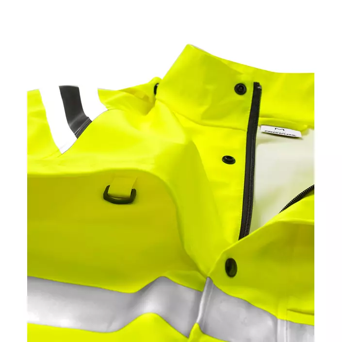 Fristads rain jacket 4624, Hi-vis Yellow/Marine, large image number 2