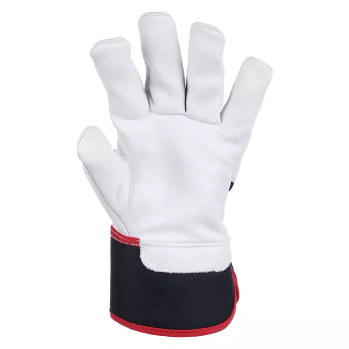 Kramp 6.003 lined work gloves made of oxhide, Black/White, large image number 1