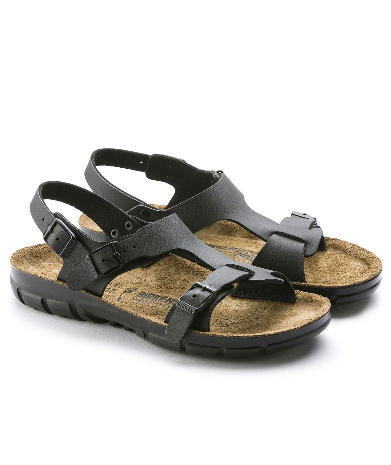 Birkenstock Saragossa Narrow Fit women's sandals, Black, large image number 3