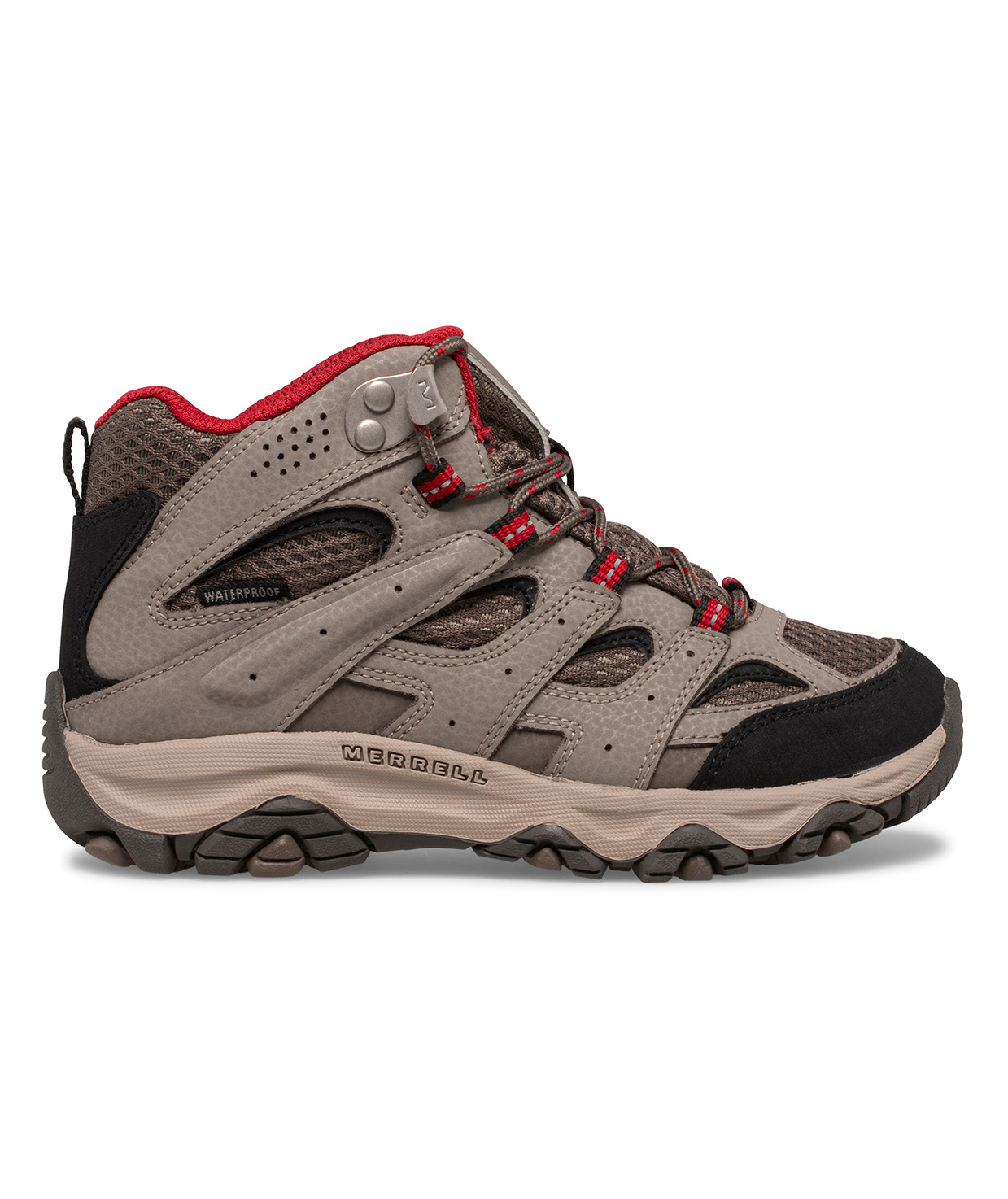Merrell Moab 3 Mid WTRPF Altitude boots for kids, Light Taupe