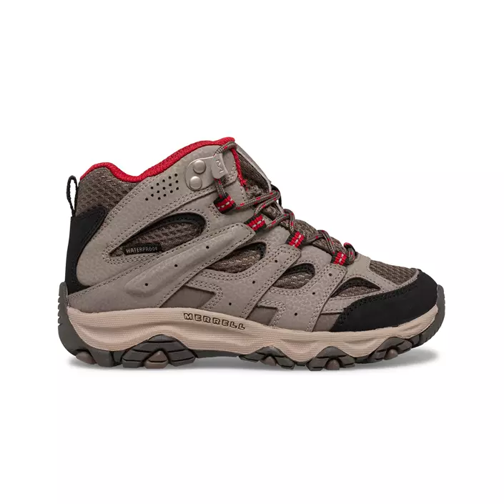 Merrell Moab 3 Mid WTRPF Altitude boots for kids, Light Taupe, large image number 1