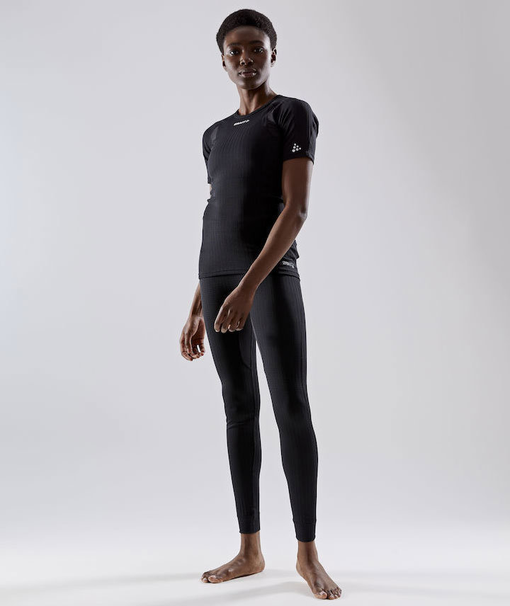 Craft Active Extreme X dame baselayer bukser, Black, large image number 4