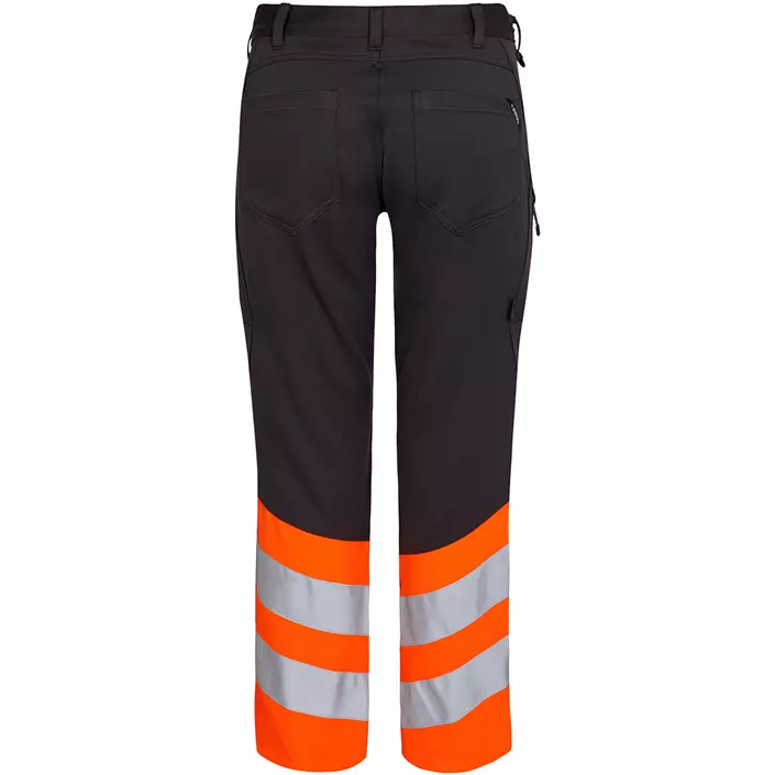 Engel Safety arbejdsbukser, Grå/Hi-Vis orange, large image number 1