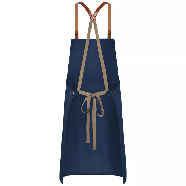 Karlowsky Recycled bib apron, Steel Blue, Steel Blue, large image number 2