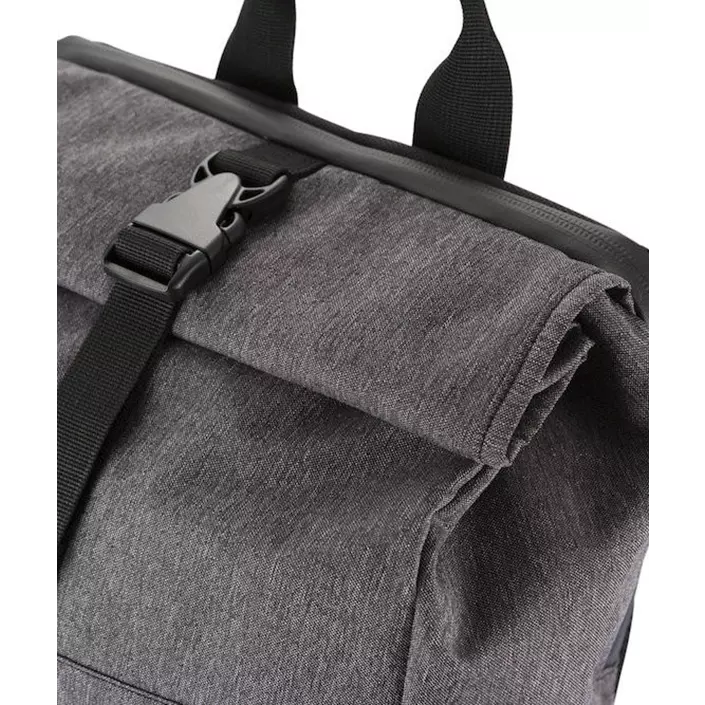 Clique Roll-Up backpack 18L, Antracit Grey, Antracit Grey, large image number 4