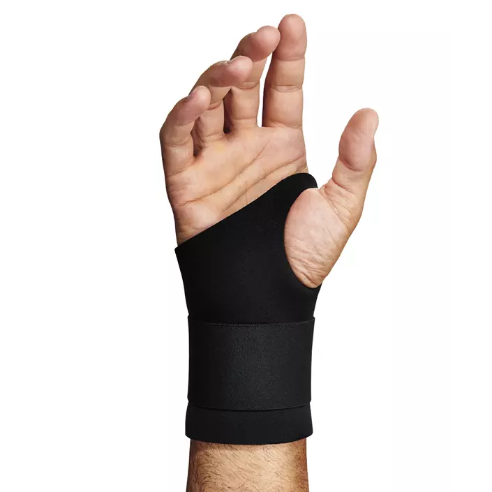 Ergodyne ProFlex 670 Ambidextrous single strap wrist support, Black, large image number 1