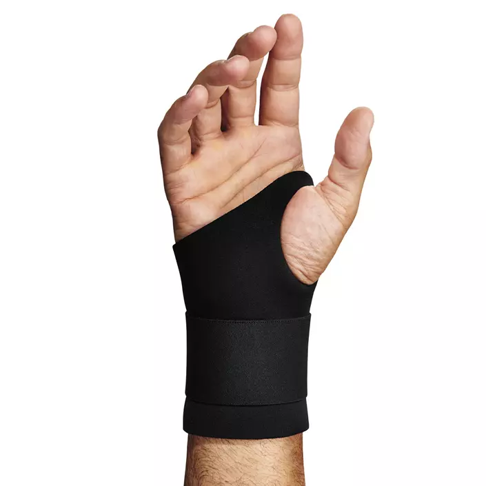 Ergodyne ProFlex 670 Ambidextrous single strap wrist support, Black, large image number 1