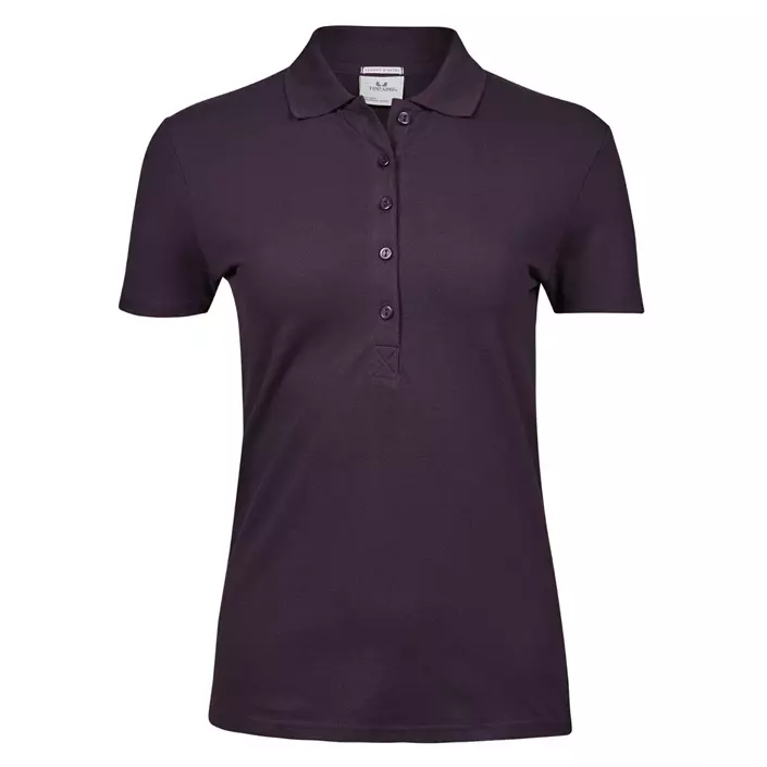 Tee Jays Luxury Stretch Damen Poloshirt, Plum, large image number 0