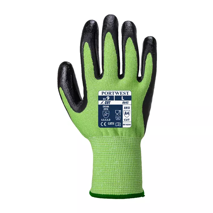 Portwest Green cut resistant gloves Cut D, Green, large image number 2
