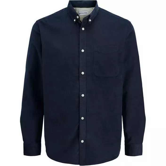 Jack & Jones JJECLASSIC Corduroy skjorta, Sky Captain, large image number 0